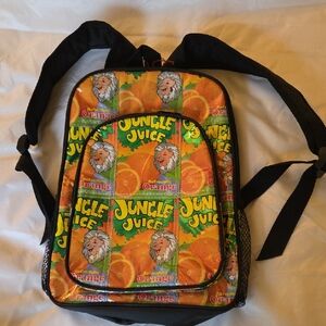 Kids Backpack - Colorful Orange and Black
